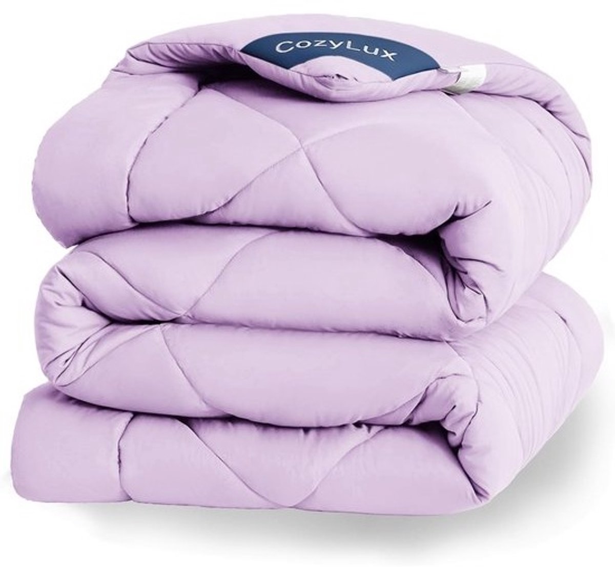 Donzen Dekbed - Microvezel Deken - Vier Seizoenen Comfort - Machine Wasbaar - 155x220 cm - Lila