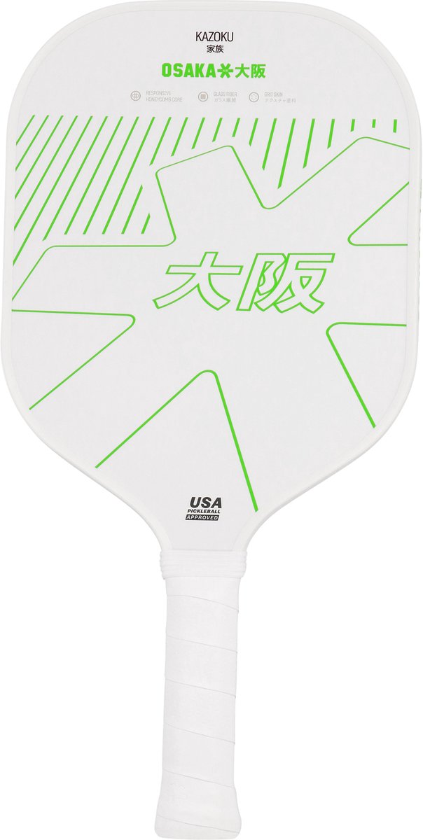 Osaka Kazoku Pickleballracket Iconic White