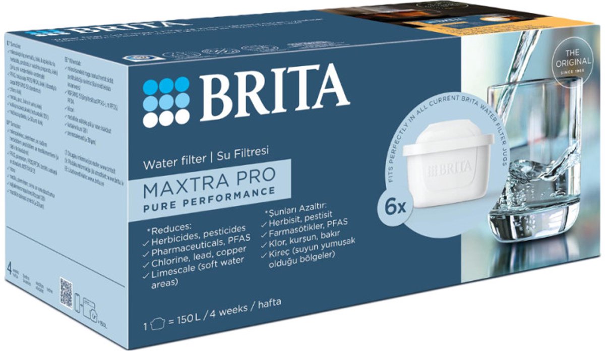 Brita Maxtra Pro Pure Performance Waterfilter - 6 stuk