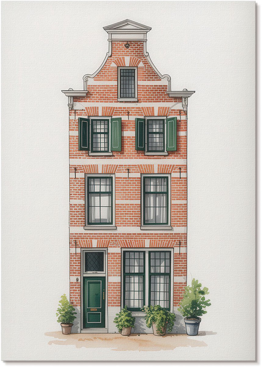 Tulup Polycanvas Wandposter - Een Rustige Ruimte, Grijs - A3 - Zwart-wit Wandposter - Rechthoek - Canvasposter - Woonkamer - Vintage