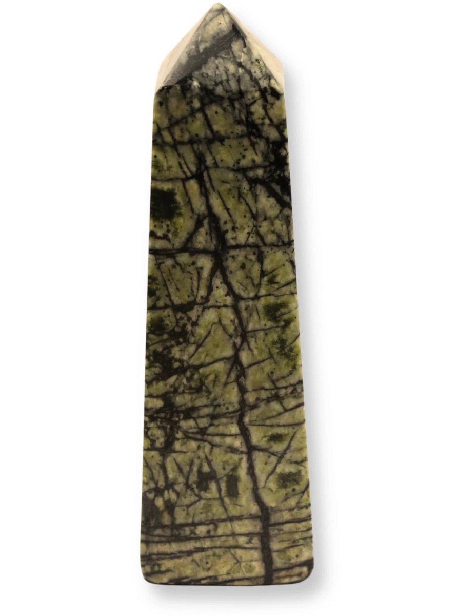 Serpentijn Jungle Jaspis obelisk nr.28