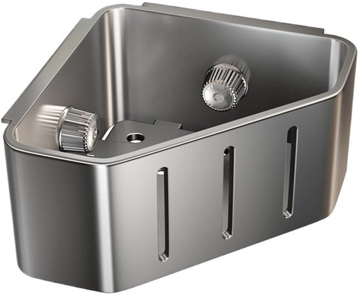 Sponshouder Keuken - Afvoer Organizer - Aanrecht Opruimen - Zuignap Bevestiging - 9x14x9 cm - Uniek