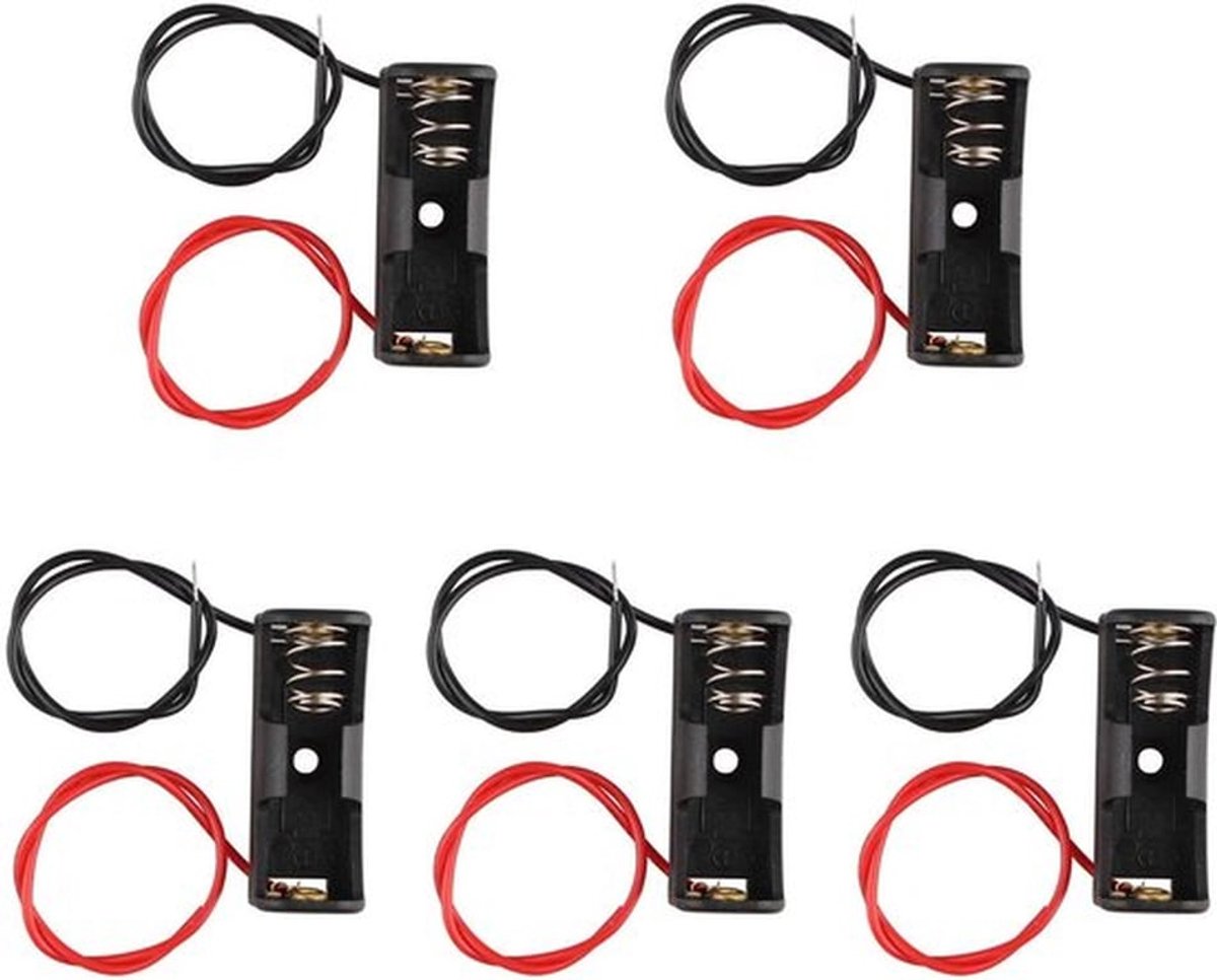 - 12V A23L 23A Batterijhouder - Handige Opslagdoos voor Elektrische Projecten - Draad en Batterijhouder - Elektronica accessoires - Ideaal ...