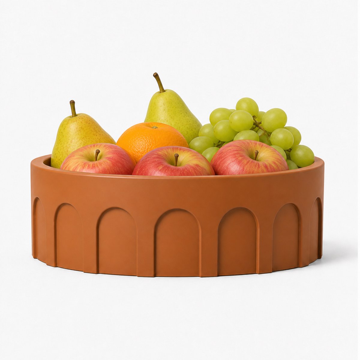 Fiastra Romano fruitschaal - Bruin