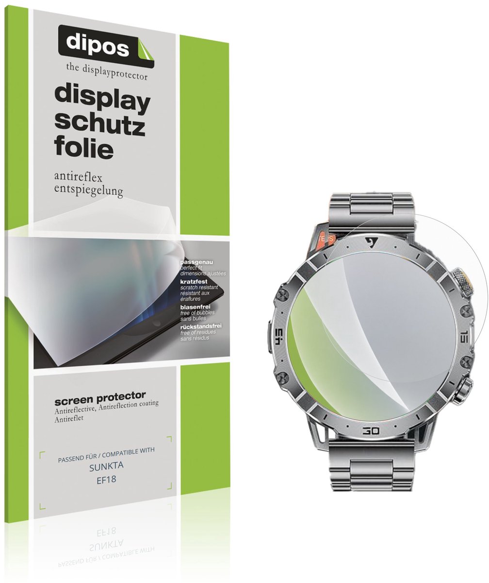 dipos – 6x Matte Beschermfolie geschikt voor SUNKTA EF18 | Krasbestendige & antireflecterende Screenprotector Ultra-Thin