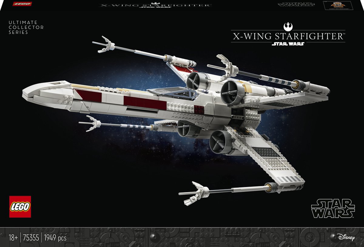 Bol.com LEGO 75355 Star Wars X-Wing Starfighter The Mandalorian Ultimate collect series voor Volwassenen aanbieding