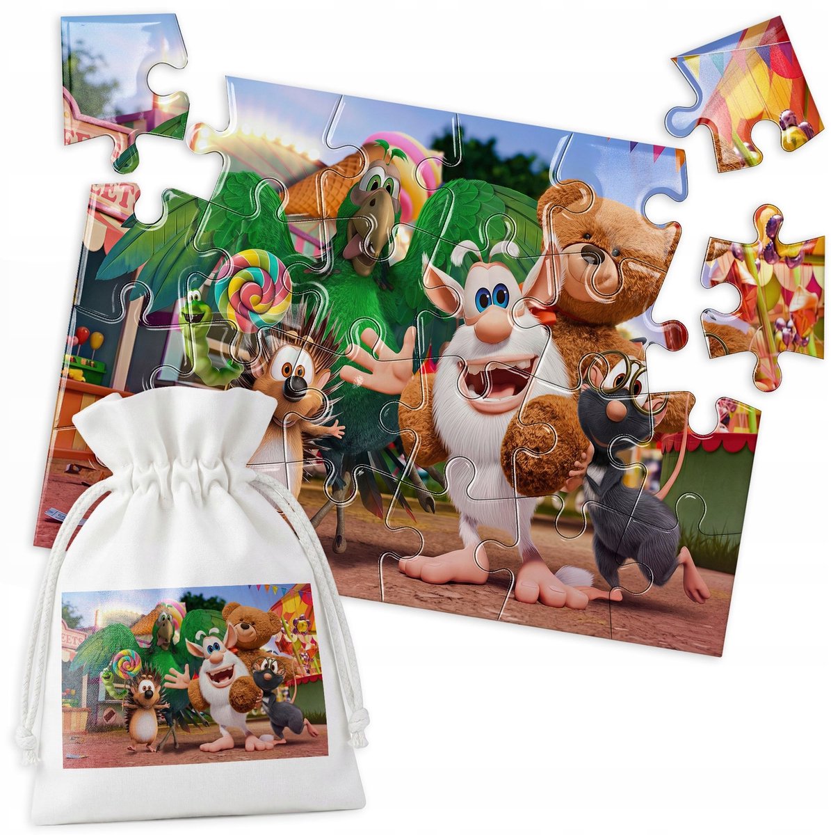 24-delige Puzzel voor Kinderen - Vrolijke Carnavalsgroep