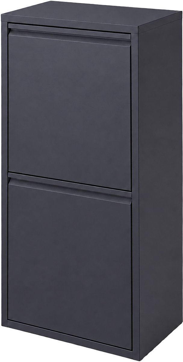 Prullenbak - 40 l - antraciet