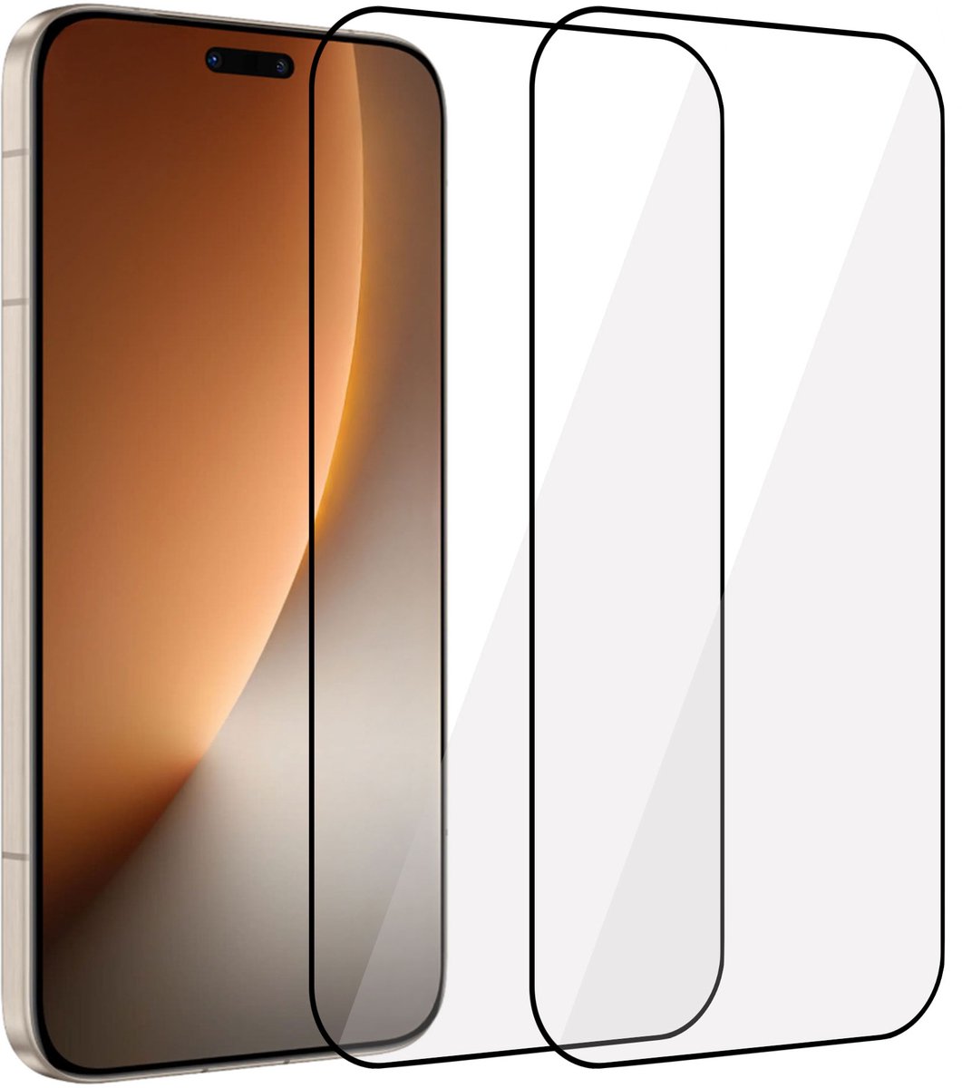 2x Screenprotector geschikt voor Honor Magic 8 Pro - Volledige Dekking - Gehard Glas geschikt voor Honor Magic 8 Pro