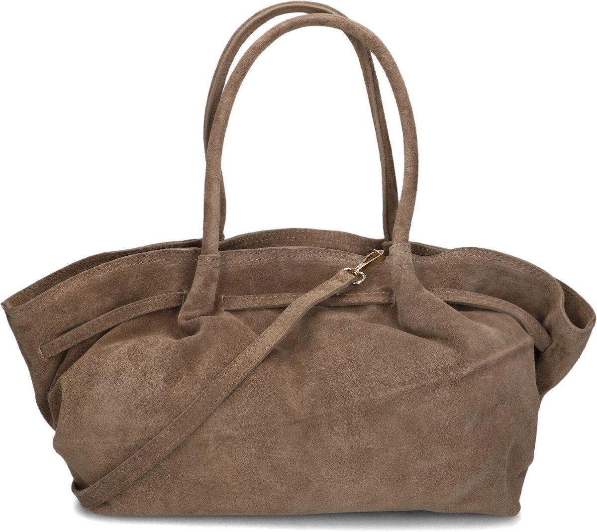 Notre-V Coline Schoudertassen Dames - Taupe - Maat ONESIZE