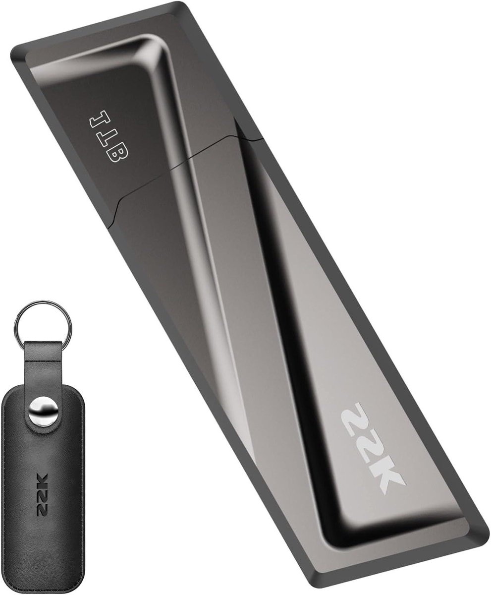 Externe SSD - Snelle USB Stick - Bestanden Opslaan - Ultrasnelle Overdracht - 1TB Capaciteit - Grijs