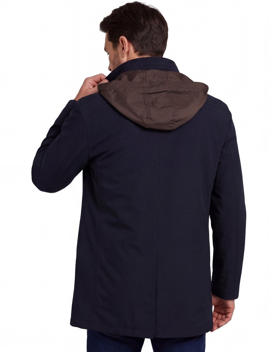 Bugatti winterjas donkerblauw