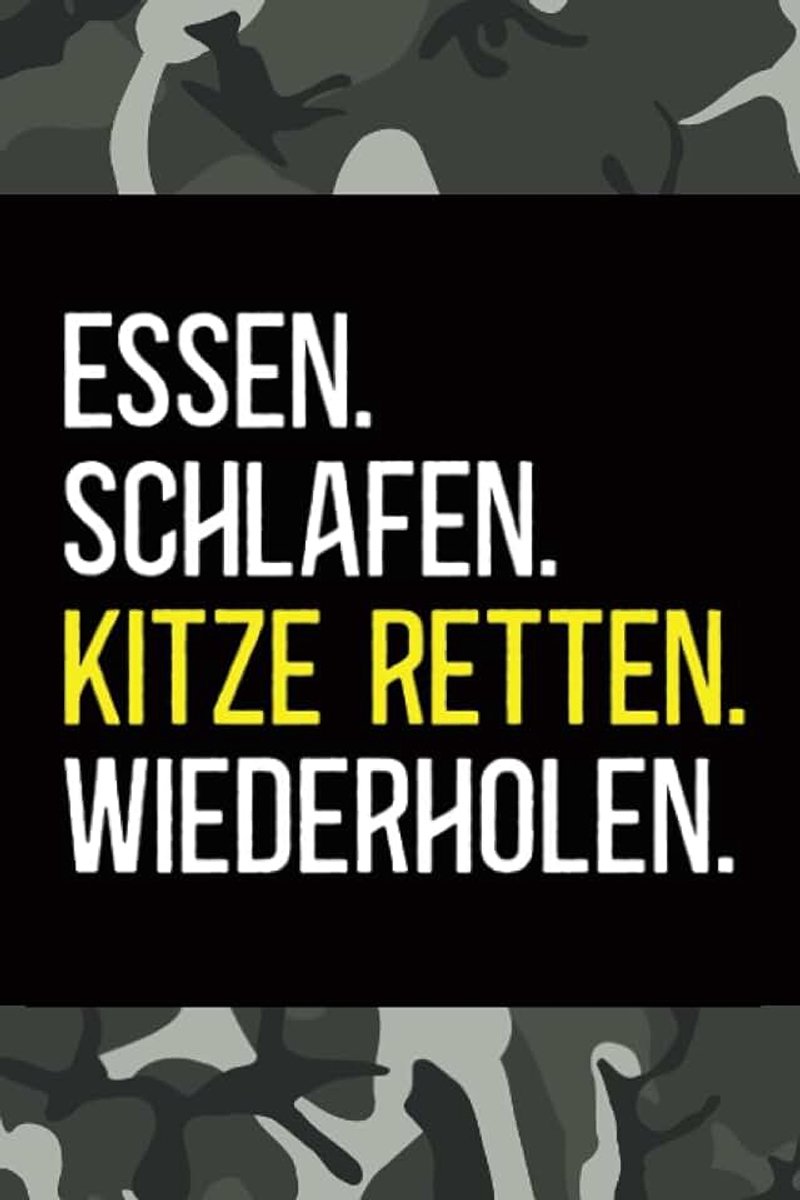 Praktisches Kitzretter Notizbuch kariert für Helfer die Rehkitze und Jungtiere retten eine Geschenkidee für Jäger und Bauern als Hilfsmittel zur Rehkitzrettung
