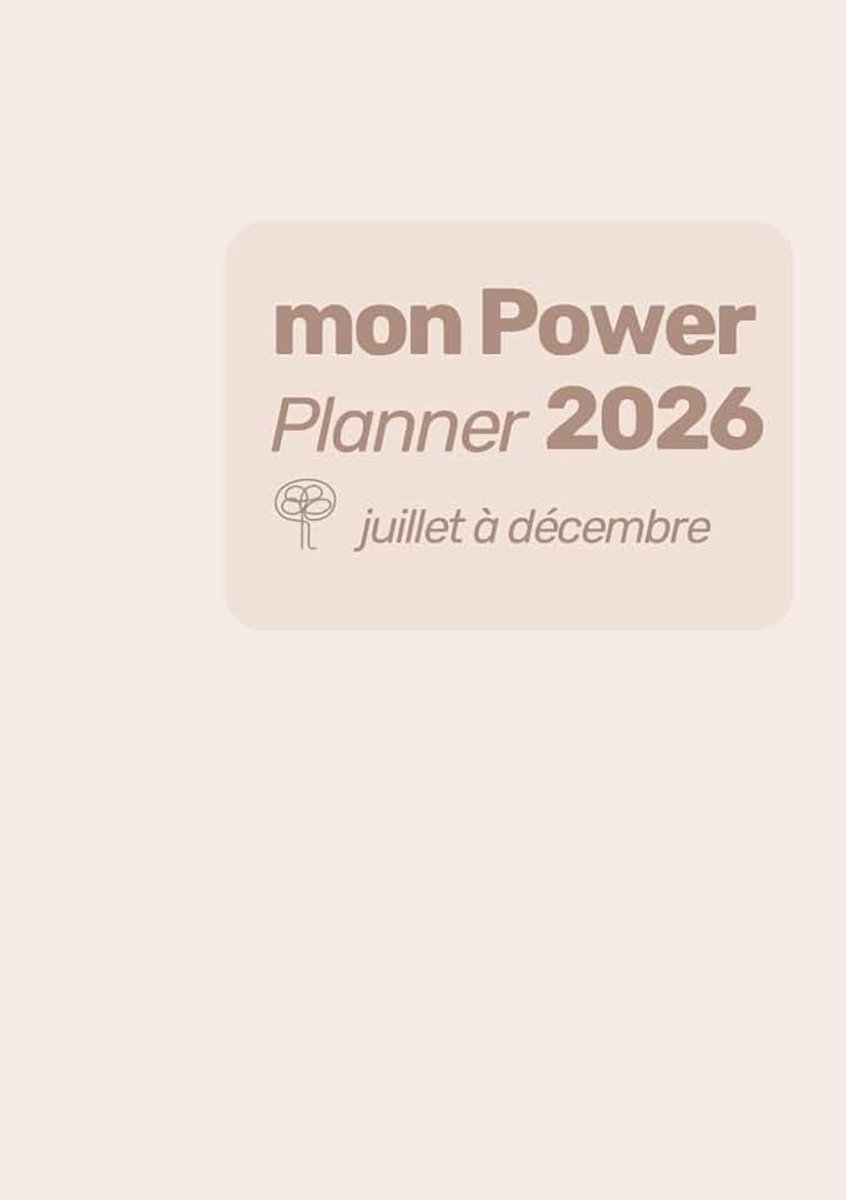 Power Planner: L'agenda minimaliste au féminin