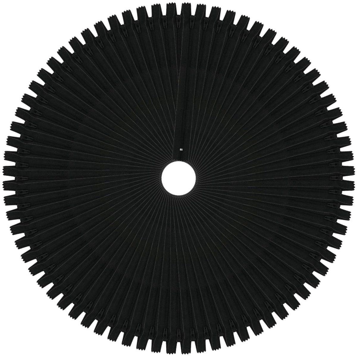 Ritssluitingen, 20 cm lange kruisritssluiting, vervangende onzichtbare ritssluiting met metalen ritssluiting, doe-het-zelf naaigereedschap voor kussens, tassen, kleding