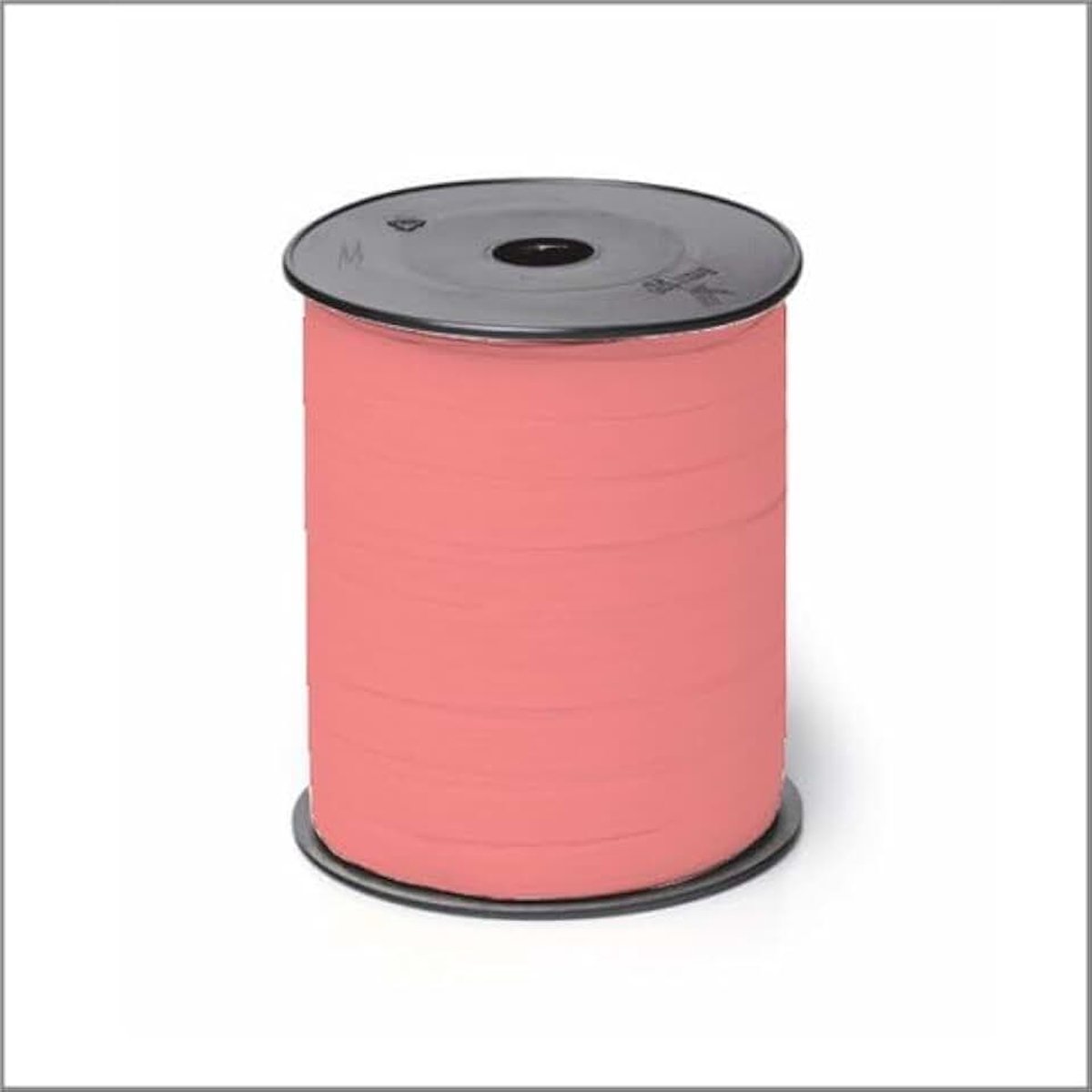 Krullint - Roze - Cadeaulint - met relief – rol van 10mm x 250 meter