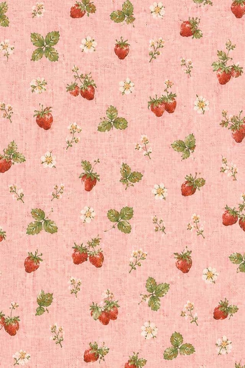 Strawberry pattern journal notebook diary