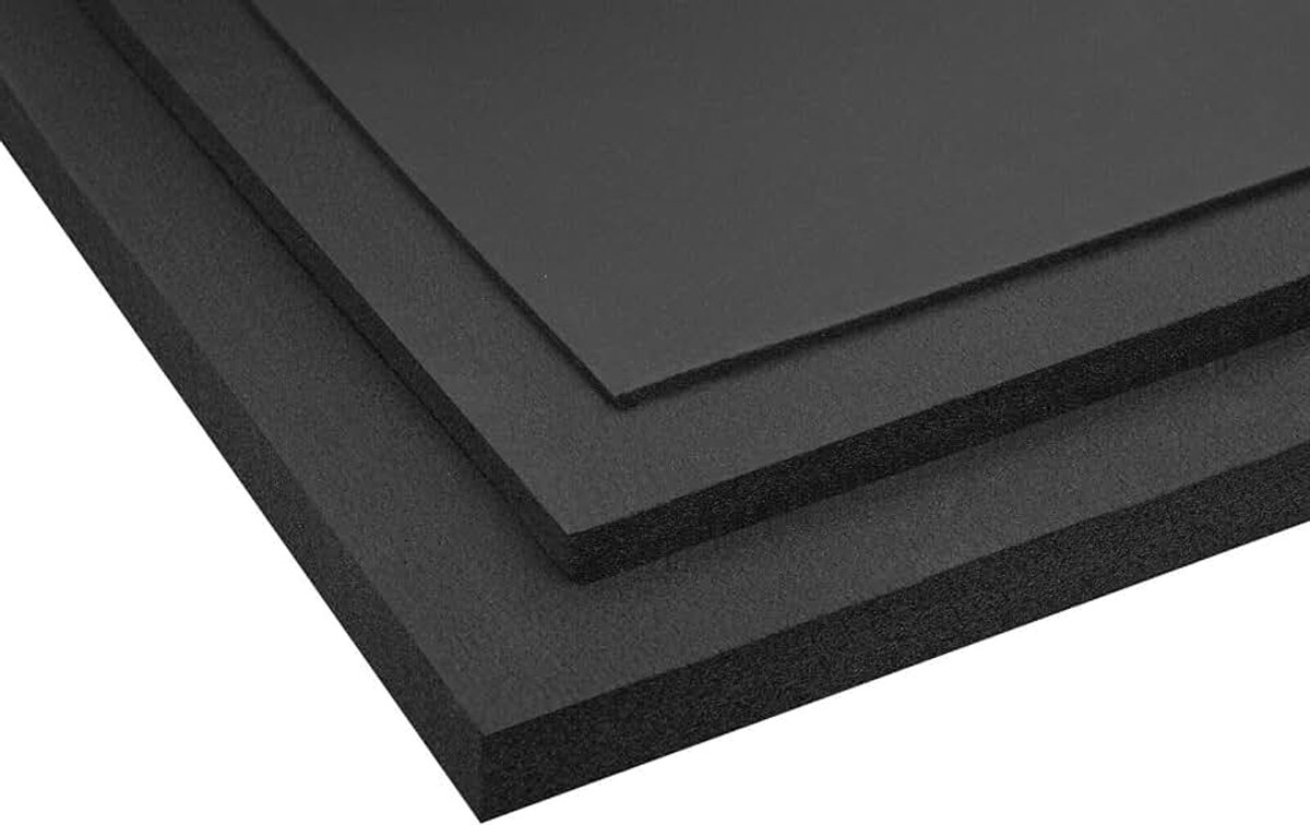 ST rubberen plaat, zelfklevend, 13 mm, 13 mm - 2 m²