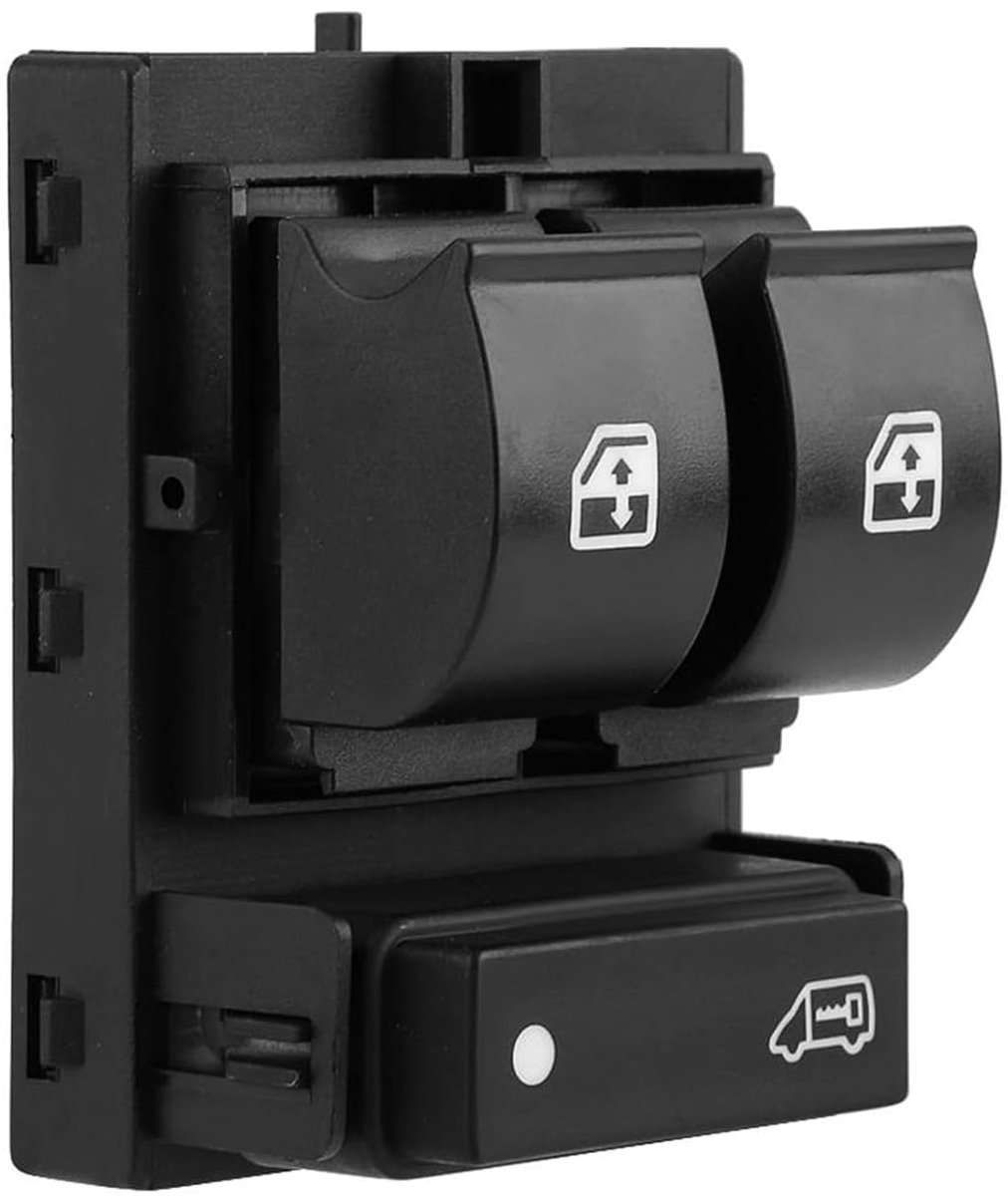 SnelShoppen - Elektrische Raam Switch Knop, Vervangingsschakelaar voor Auto, Controle Knop voor Ducato Boxer, Duurzaam ABS Plastic, Eenvoudige Install