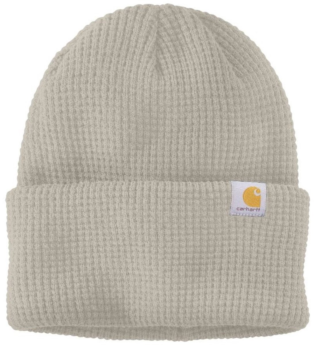 Carhartt Beanie Waffle Cuffed 107187 Cobblestone
