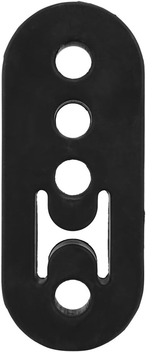 Rubberen Uitlaatpijp Montagebeugels Hanger Isolator 4 Gaten Hoge Dichtheid Rubber Trillingsreductie voor Autosystemen Zwart 11 Cm X 4,5 Cm X 2,5