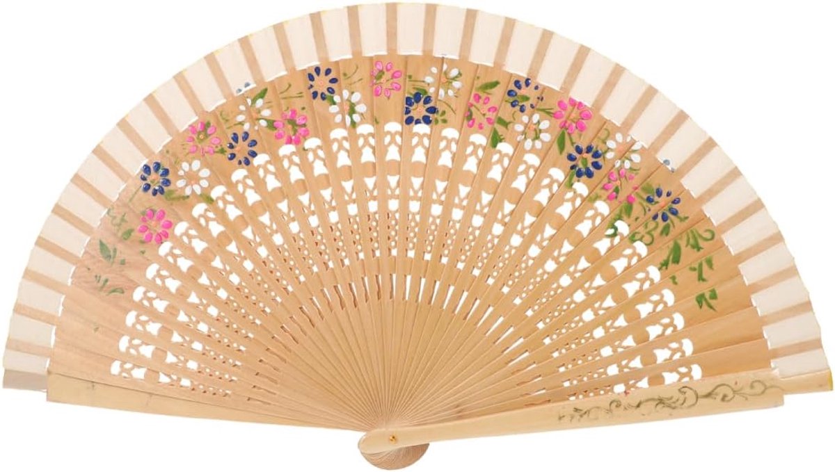 Spaanse houten waaiers voor dames, Spaanse waaiers, fantasiewaaiers, opvouwbare waaiers, Chinese houten waaiers, houten waaiers, kleine handwaaiers,