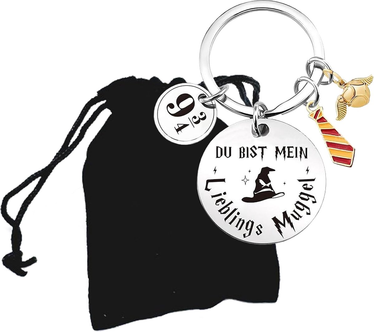 Sleutelhanger Geschenken Harry Wizardry Sleutelhanger, Wizardry Gift voor Dochter Zoon Kleindochter Zuster Vrienden Zusters Inspirerend Cadeau voor Meisjes Vrouwen