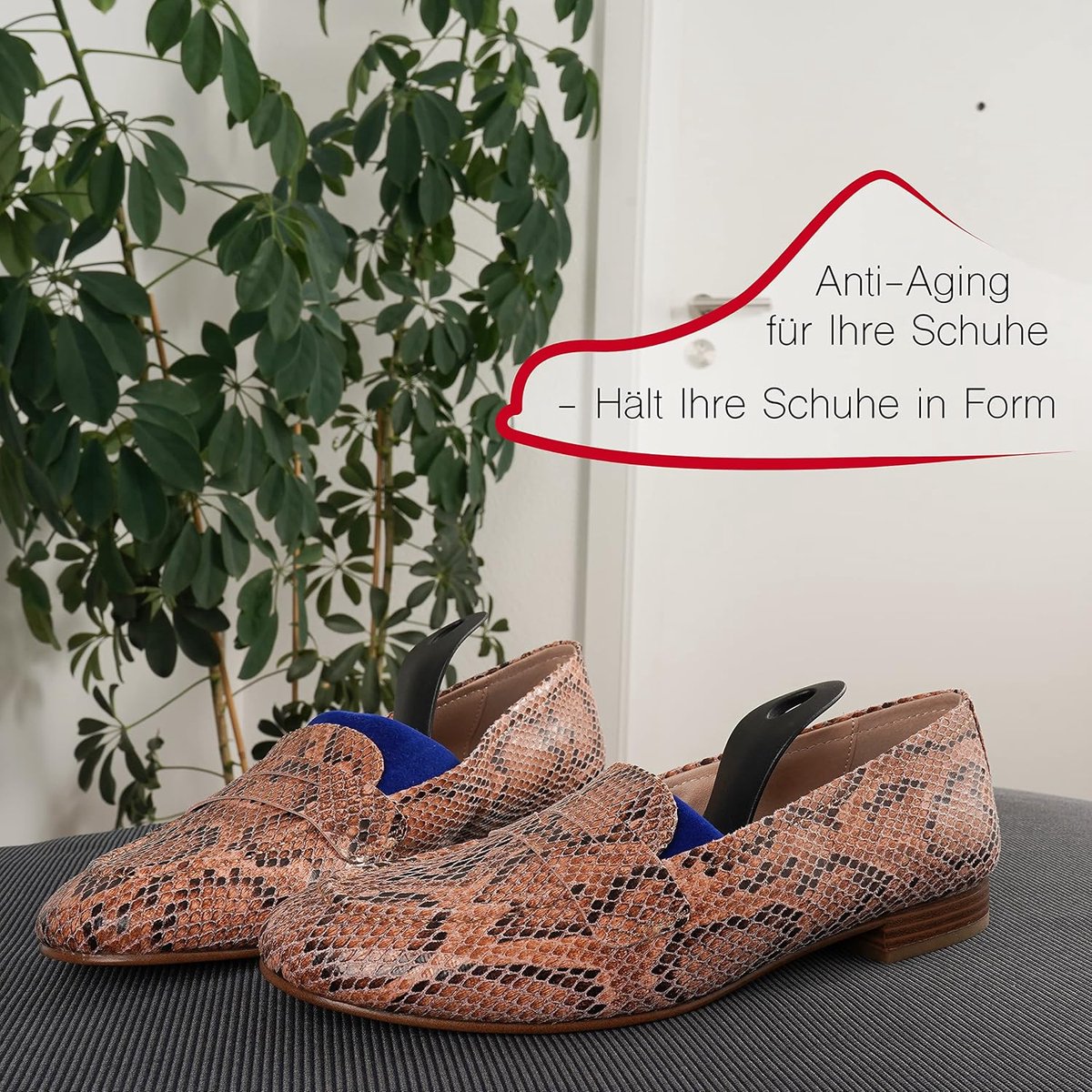 Velours Schoenspanners voor dames, 3 paar schoenspanners die schoenen in vorm houden, perfecte pasvorm en frisheid