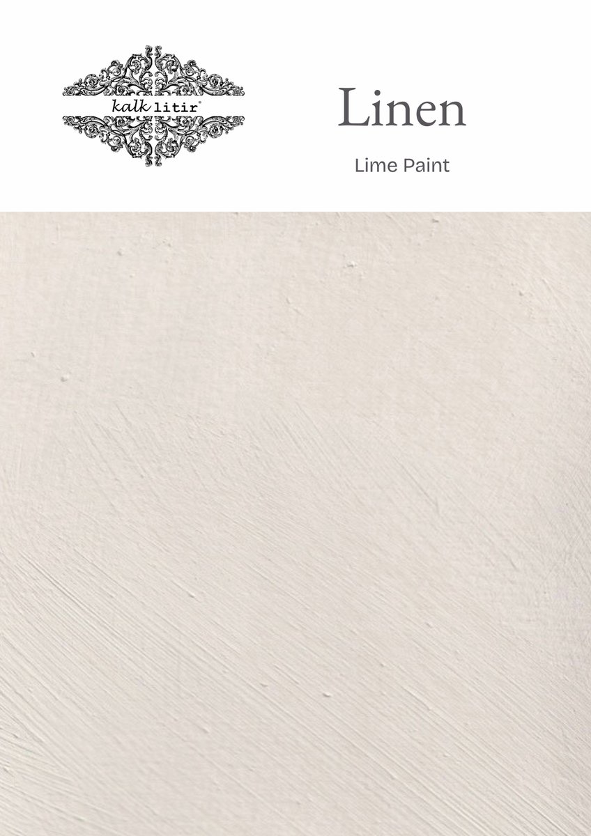 Kalklitir Kalkverf - Linen - 1 kg - Matte Minerale Muurverf
