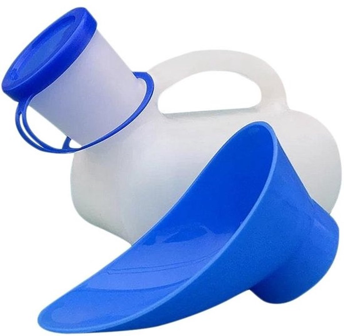 Dailygoods- Urineflesje 1000 ml - Uniseks - Herbruikbaar - Outdoor - Camping - Hygiënisch en eenvoudig te reinigen - Urinoir