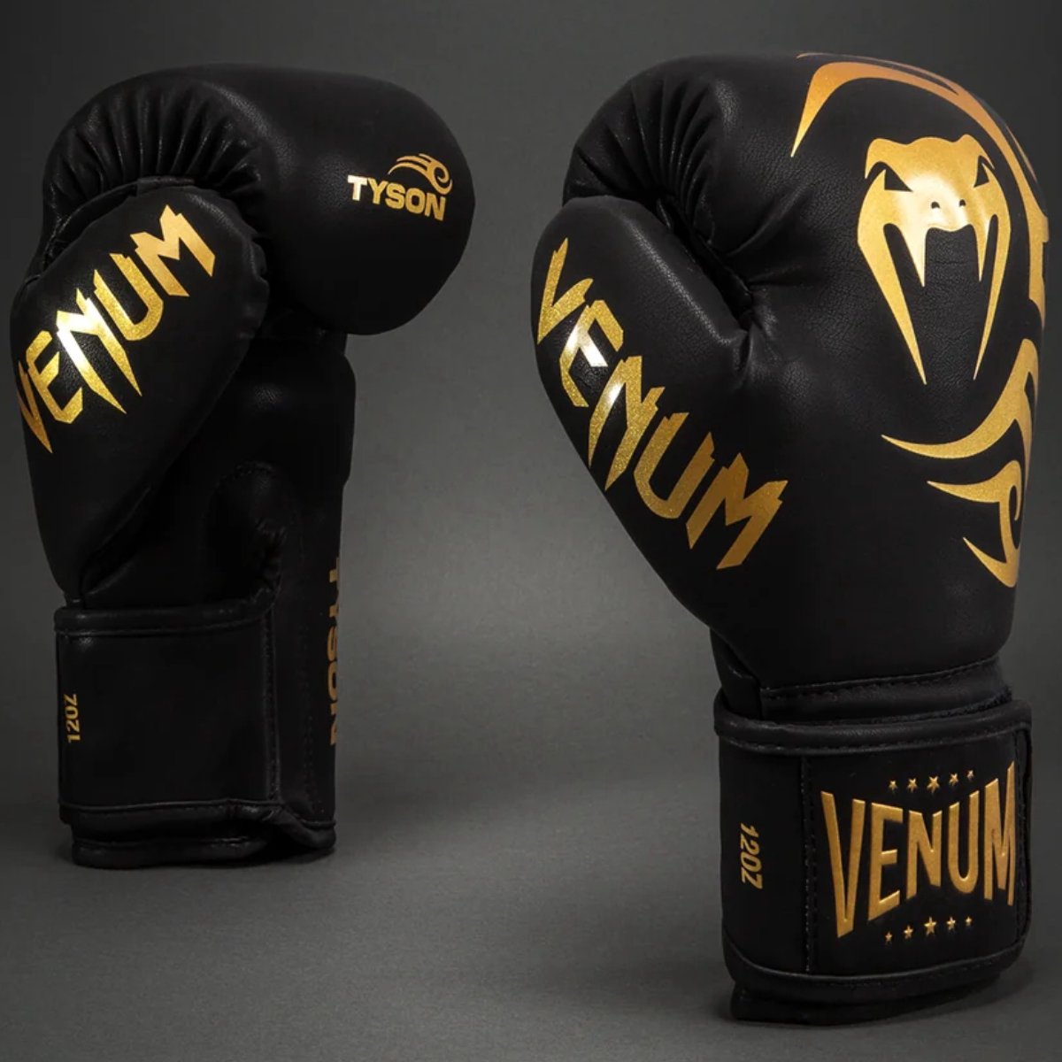 Venum Mike Tyson Replica Bokshandschoenen – Zwart/Goud - 14 OZ