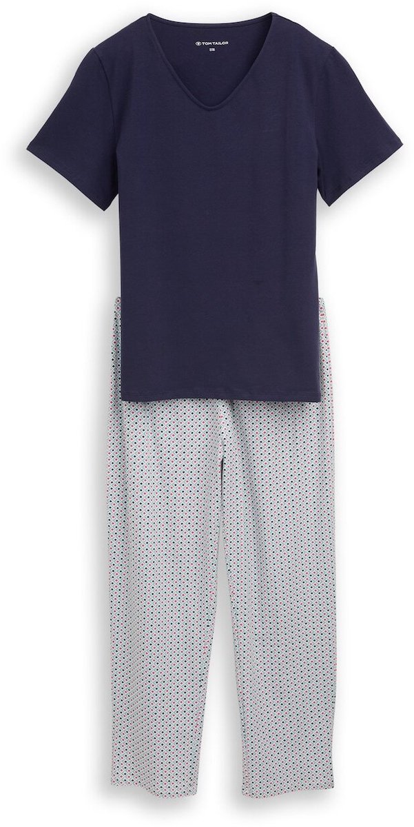Tom Tailor Pyjamaset - blue-dark-allover