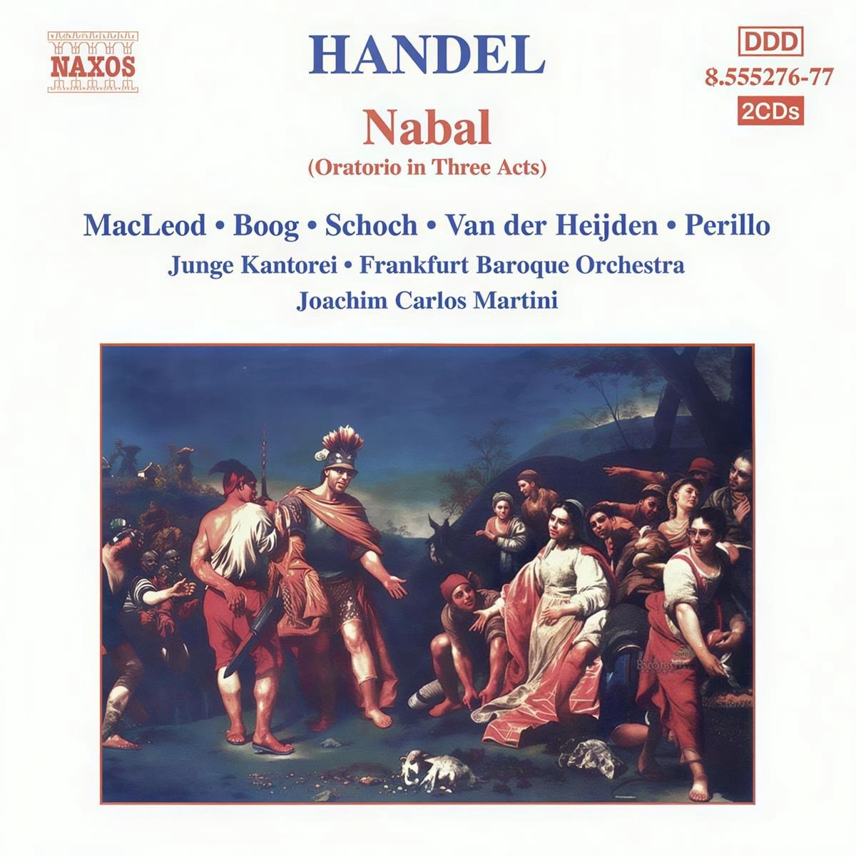 Barockorchester Frankfurt, Joachim Carlos Martini - Händel: Nabal, Oratorio In Three Acts (2 CD)