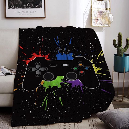 Knuffeldeken voor kinderen, kinderdeken, 3D-gamepad-patroon, flanel, fleece deken, bankdeken, sprei, deken, zacht, warm, wollig, woondeken voor jongens (Gamed 02, 150 x 200 cm) Knuffeldeken voor kinderen, kinderdeken, 3D-gamepad-patroon, flanel, fleece deken, bankdeken, sprei, deken, zacht, warm, wollig, woondeken voor jongens (Gamed 02, 150 x 200 cm)