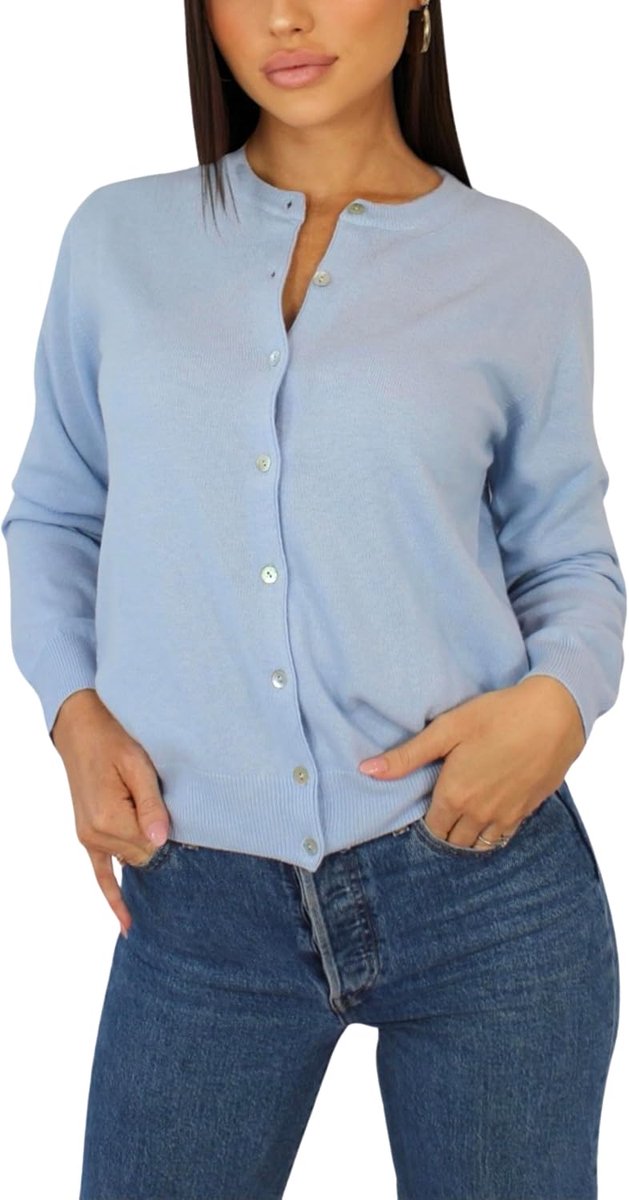 Kasjmier-vest voor dames, gemaakt in Italië