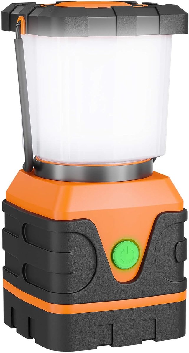 Campinglamp met 4 lichtstanden LED-kampeerlamo tentlamp draagbaar werkt op batterijen