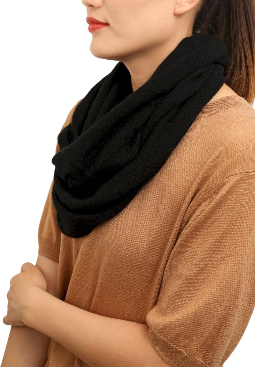 100% kasjmier wol unisex loop sjaal kasjmier ronde sjaal gebreide sjaal winter ronde halsdoek dames heren colsjaal