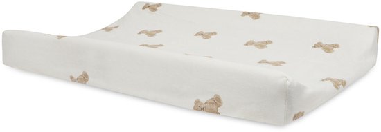 Jollein Aankleedkussenhoes Jersey 50x70cm - Teddy Bear — afbeelding 2