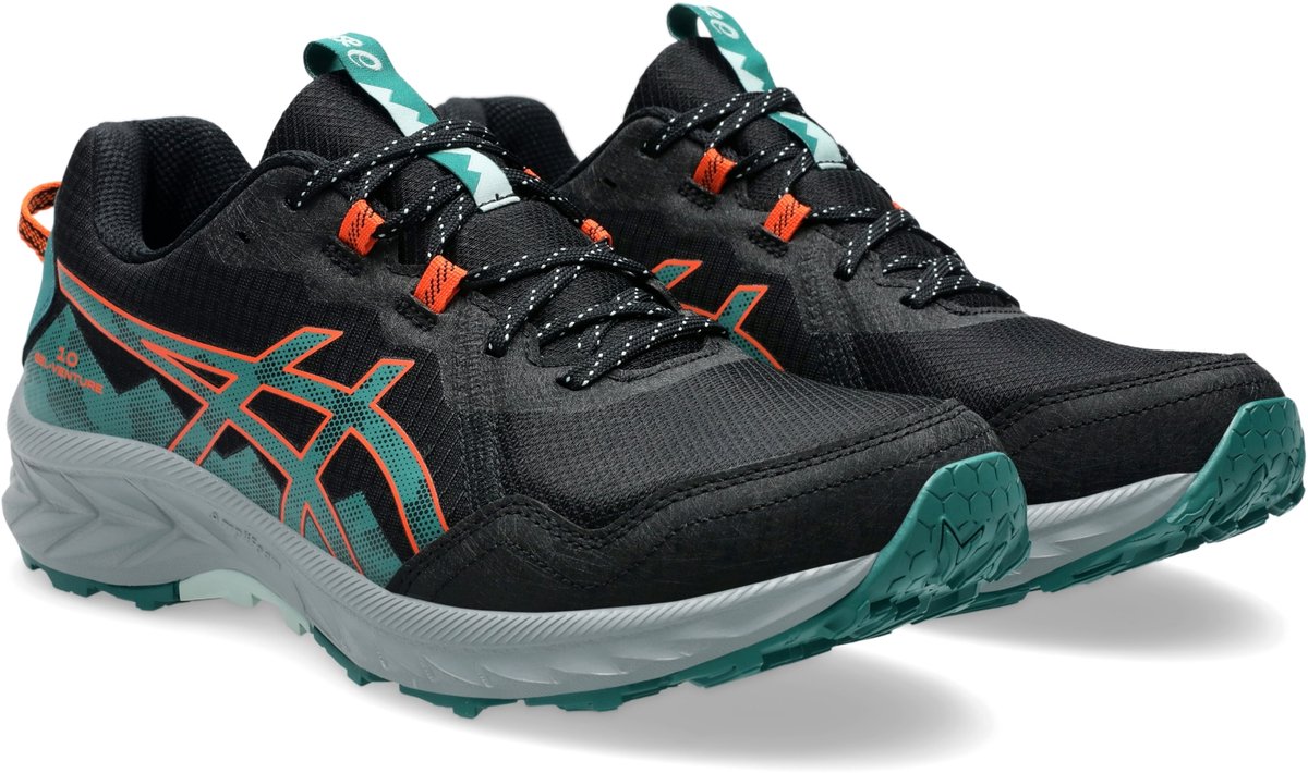ASICS Gel-Venture 10 - Hardloopschoenen - Maat 48 - Black/Rainy Lake / Zwart - Gel-Venture - Hardlopen - Heren Hardloopschoenen