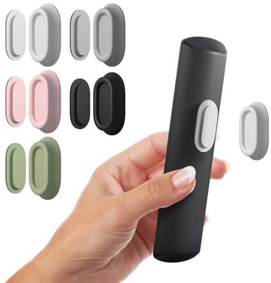 Universele Magnetische Afstandsbedieninghouder - Siliconen Wandhouder voor TV, Airconditioning en Ventilator (4 Stuks)