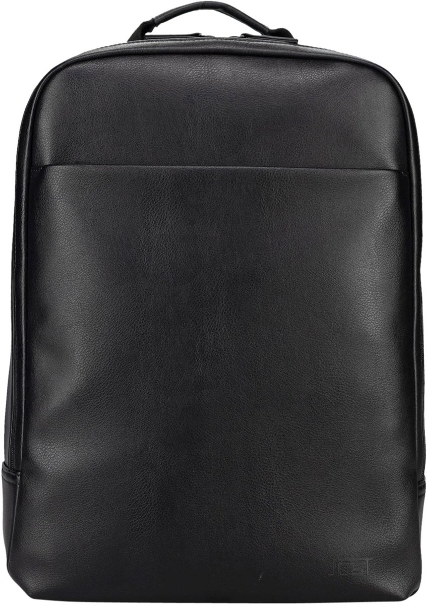 JOST laptop rugzak rugzak met laptopvak Riga Business Backpack 2C. Black zwart