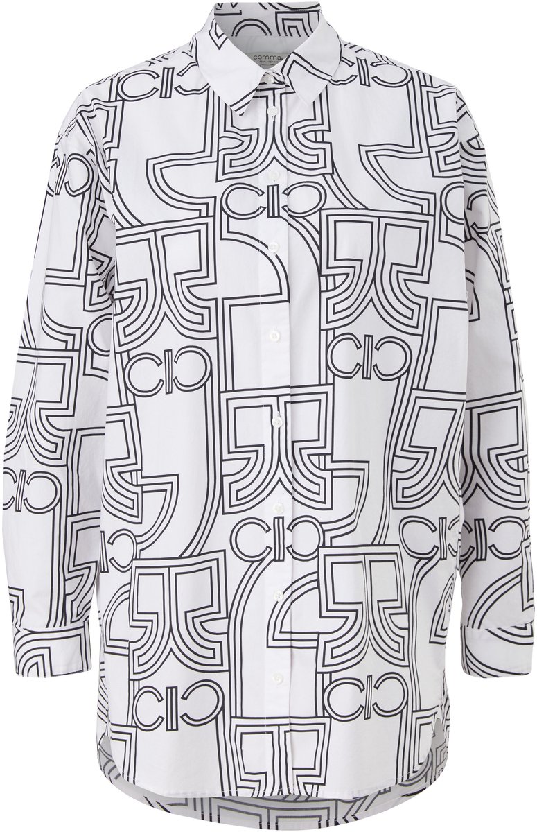 comma - female - Lockere Label-Bluse