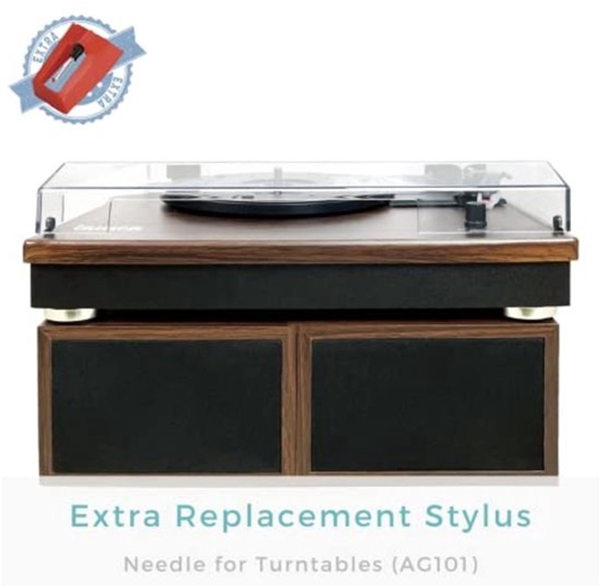 Vinyl Platenspeler met Bluetooth en Externe Luidsprekers - Draadloos Afspelen