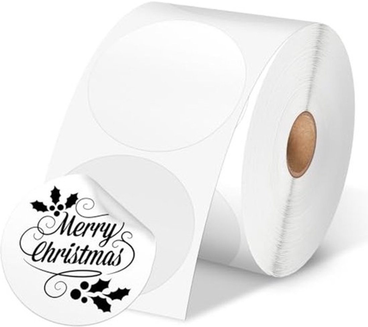 2 Inch Witte Cirkel Thermische Labels - Zelfklevende Ronde Stickers voor Thermische Printers