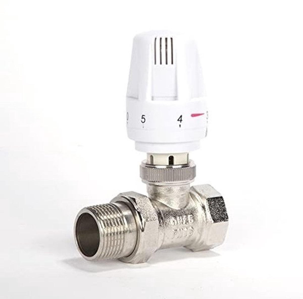 Temperatuurregelventiel G1/2" Thermostatisch Radiatorventiel Vervanging Automatisch