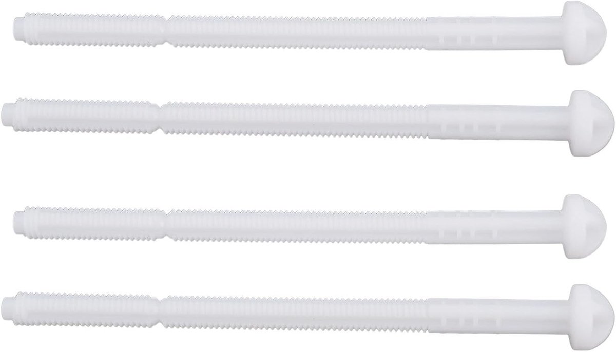 Push Rods Flush Mount Set van 4 Stuks, Wandgemonteerde Toilet Geheime Cistern Paneel Handgreep Rods voor Betrouwbare Installatie en Duurzaamheid