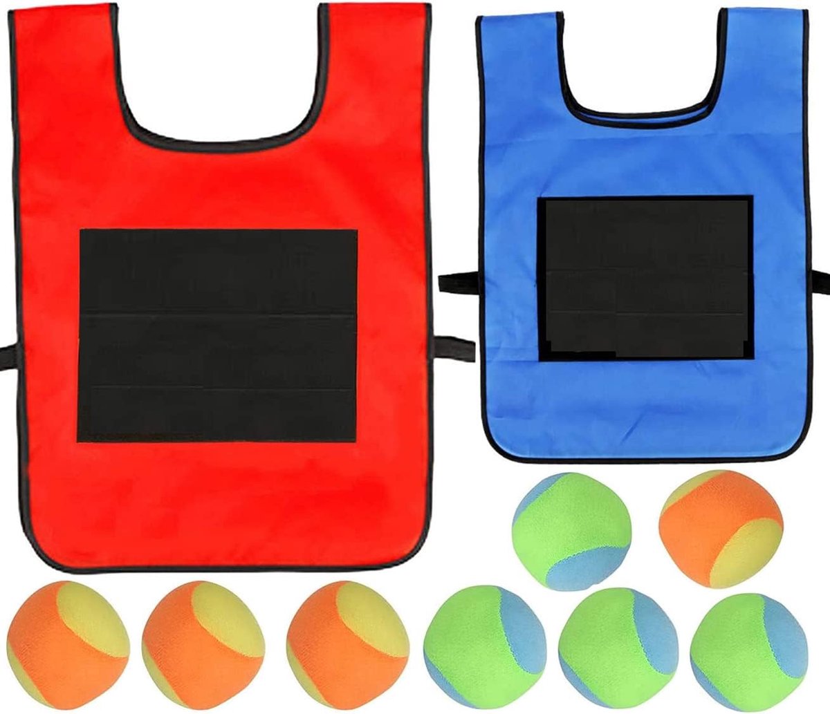 Volkerenbalspel, speelset voor ouders en kinderen, binnen- en buitenspel, werpspelletjes, cadeau met 10 wattenballen