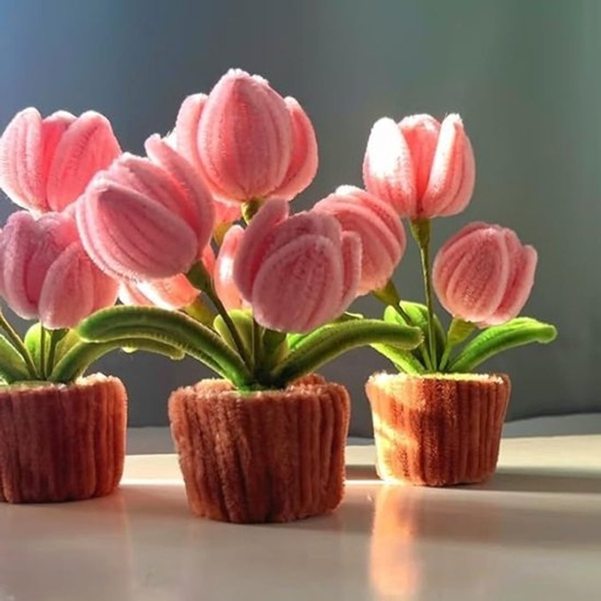 Kleurige pijpenragers voor knutselen, bloemenboeketten en decoraties - 600 stuks in 6 kleuren