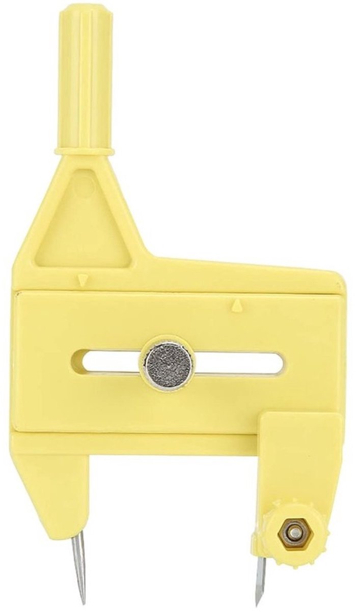 Dailygoods- Kompascirkelsnijder - Roterend snijgereedschap - Voor papier en karton - Precisiesnijgereedschap - Voor ambachten en modellen - Straal van 1,5-50 mm - Cirkelsnijder