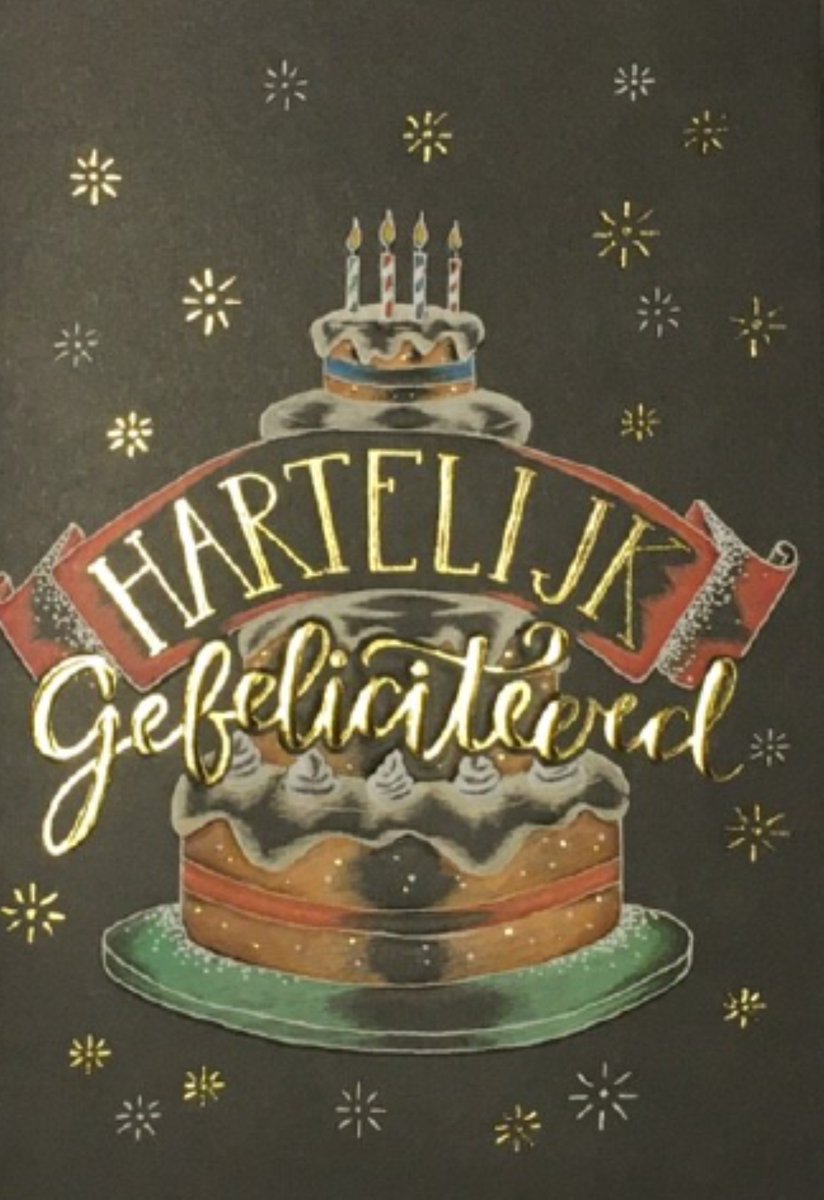 Luxe Wenskaart Verjaardag - Wenskaarten - Verjaardagskaart - Jarig - Happy Birthday - Geburtstag - Anniversary - Hartelijk Gefeliciteerd - Serie Sketch'd - Artige - Kaart - 1 Stuks - In Folie - Gratis Verzonden - Hoge Afnamekortingen - 12x17cm